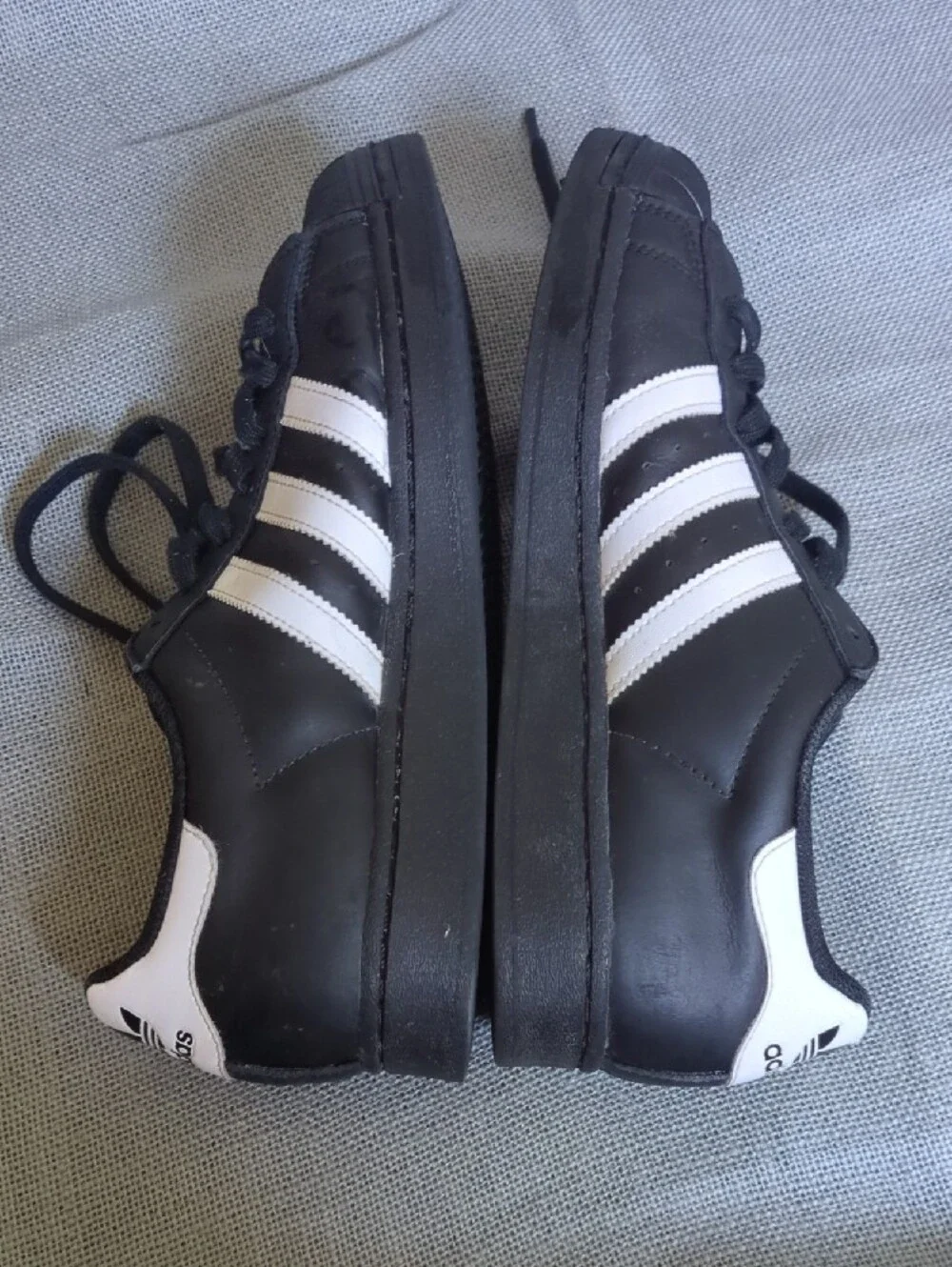 adidas Black and White Low-Top Sneakers